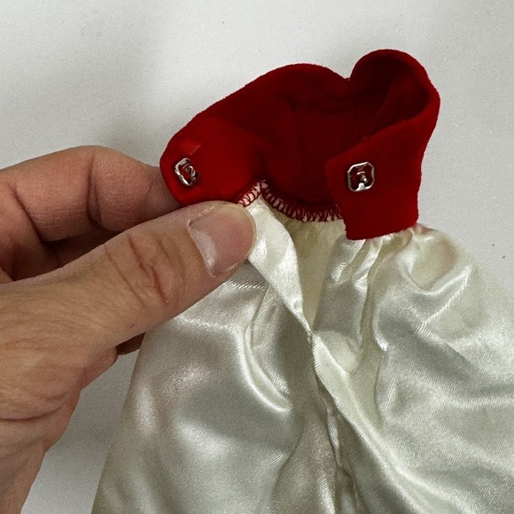 Barbie Doll 1998 Repro Silken Flame Cocktail Dress, Hat, And Purse - Picture 11 of 14